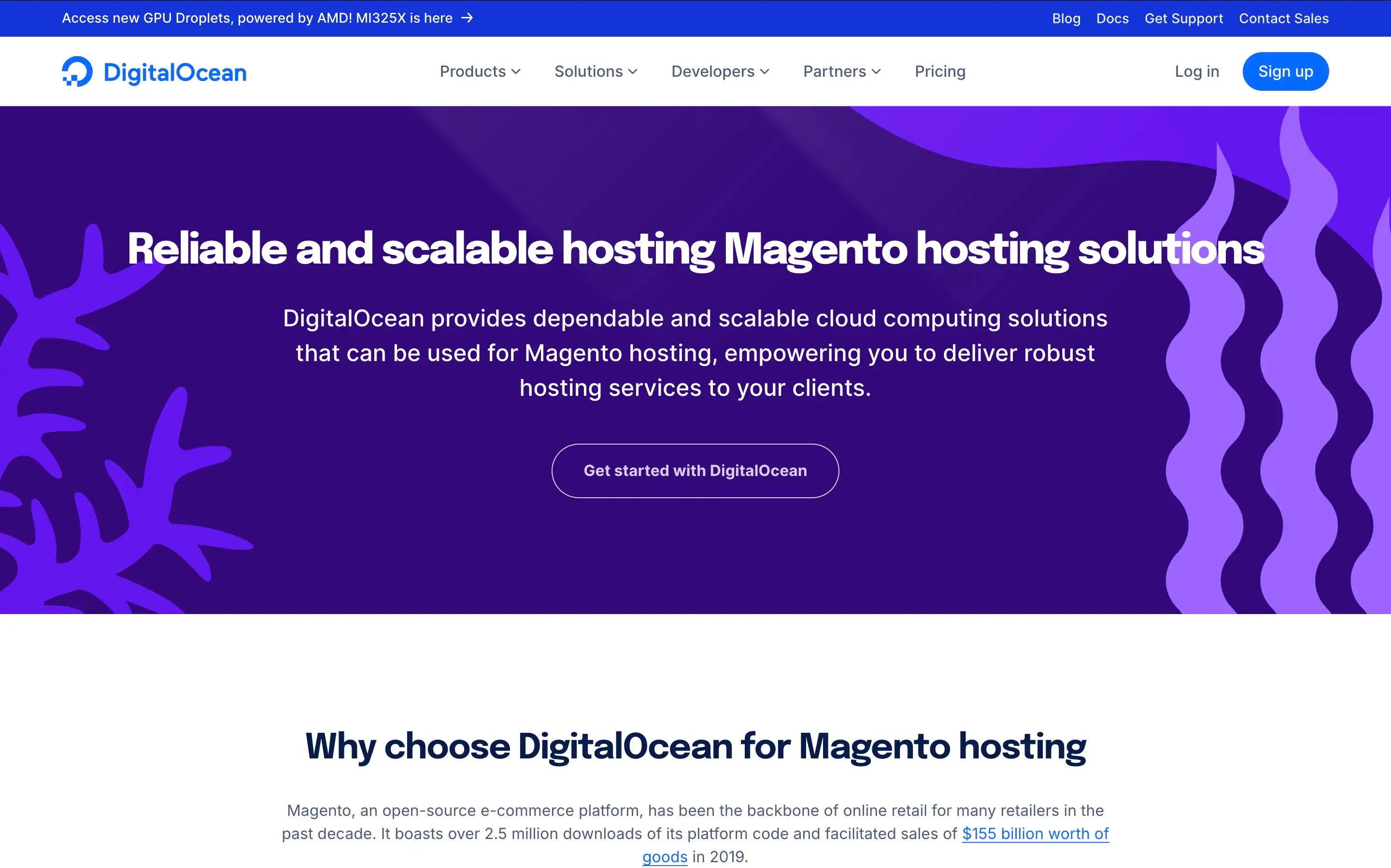DigitalOcean hosting options for Magento