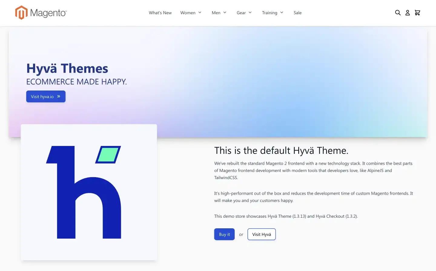 Hyva Theme Demo Store